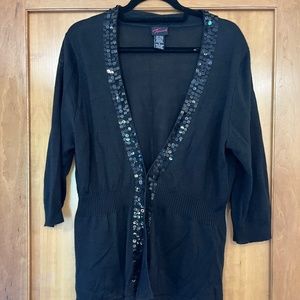 Torrid Cardigan with Sequence, plus Size 2 (18-20)